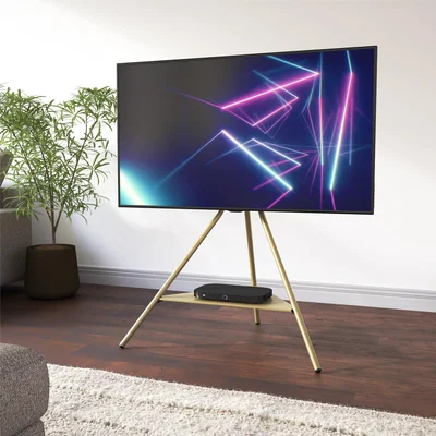 Dunelm AVF Tiga Freestanding Metal Tripod TV Stand for TVs up to 65"