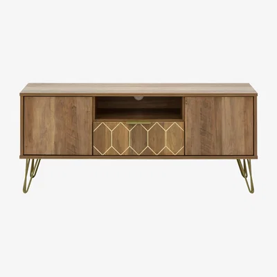 Dunelm Orleans TV Stand Brown