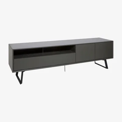 Dunelm Carbon Extra Wide TV Unit Grey