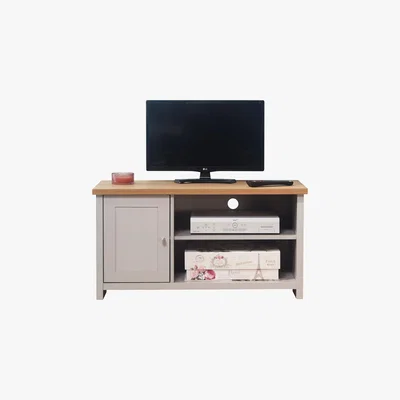 Dunelm Lancaster TV Cabinet Small Grey