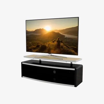 Dunelm Stage Wide TV Stand Black