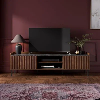 Dunelm Georgi Marble Effect Extra Wide TV Unit
