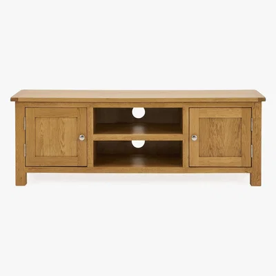 Dunelm Bromley Wide TV Unit Oak Mid Oak (Brown)