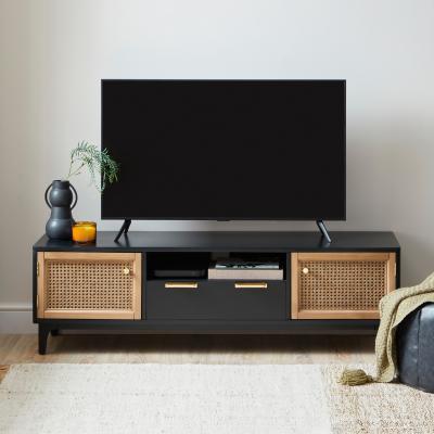 Dunelm Franco Extra Wide TV Unit Black