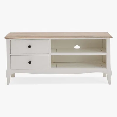 Dunelm Amelie Painted Wide TV Stand White