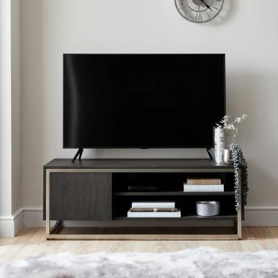 Dunelm Logan TV Stand Grey