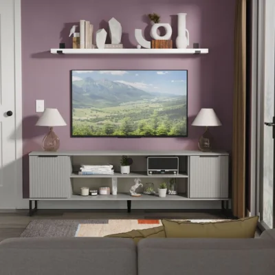Dunelm Harborne Extra Wide TV Unit for TVs up to 80"