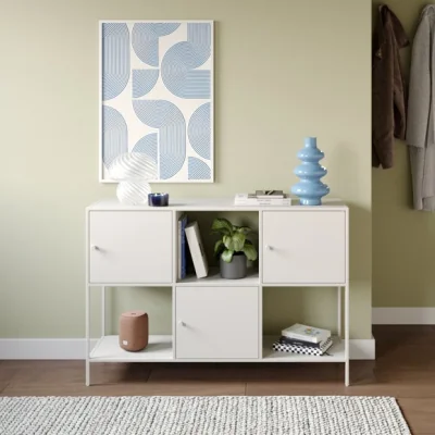 Dunelm Corin Metal TV Unit for TVs up to 50"