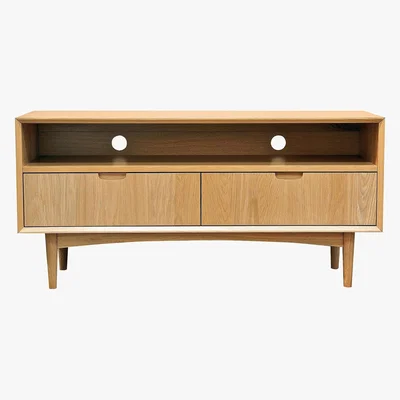 Dunelm Skandi Oak TV Stand Light Brown / Natural