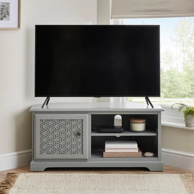 Dunelm Carys Corner TV Unit Grey