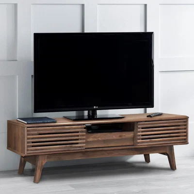 Dunelm Copen Wide TV Stand Walnut
