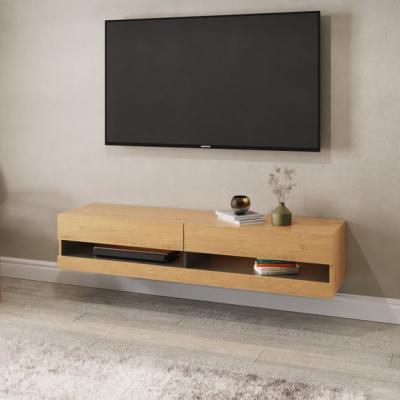 Dunelm Return - Delta 150cm Floating Wall TV Unit with LEDs for TVs up to 65"