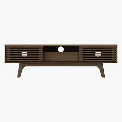 Dunelm Copen Wide TV Stand Brown
