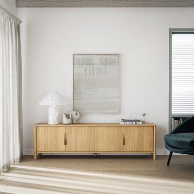 Dunelm Florida Tv Unit for Tvs Up To 80 Natural