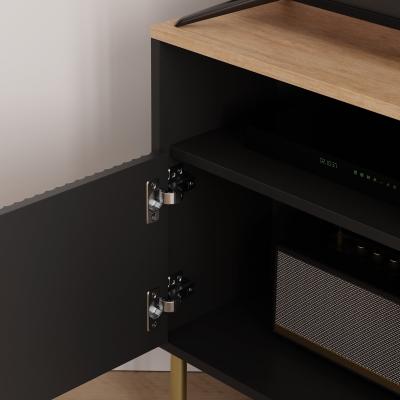 Dunelm Georgi Corner TV Unit for TVs up to 60" Black