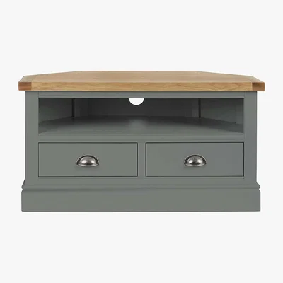 Dunelm Compton Corner TV Unit Slate Slate (Grey)