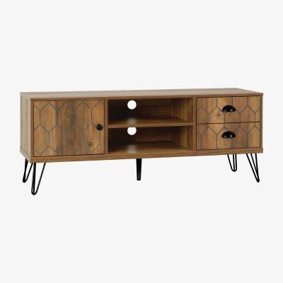 Dunelm Ottawa TV Stand Mid Oak (Brown)