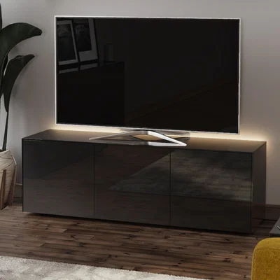 Dunelm Intel LED 1500 TV Unit Black