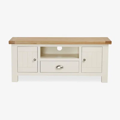 Dunelm Wilby Cream TV Stand Cream