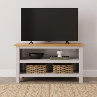 Dunelm Bromley Open Compact TV Unit Grey Grey