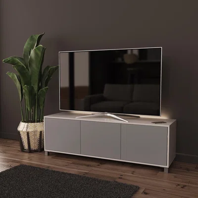 Dunelm LED Smart Click TV Unit White