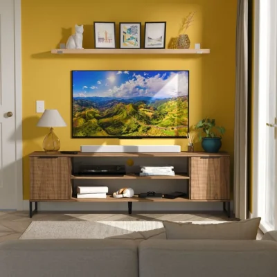 Dunelm Tuxford Extra Wide TV Unit for TVs up to 80"