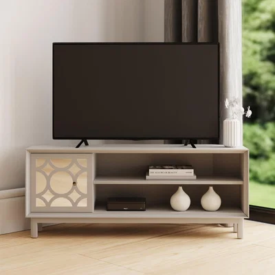 Dunelm Delphi Grey Corner TV Unit Grey