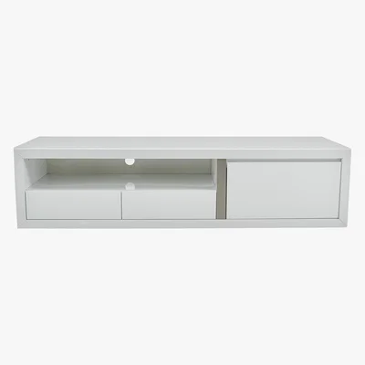Furniture Village Grande TV Unit with Drawers - White