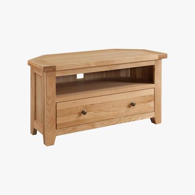 Furniture Village Furnitureland - California Corner TV Unit - Brown