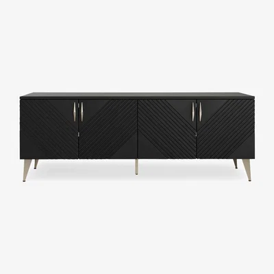 Furniture Village Eden SMART TV Unit - Black