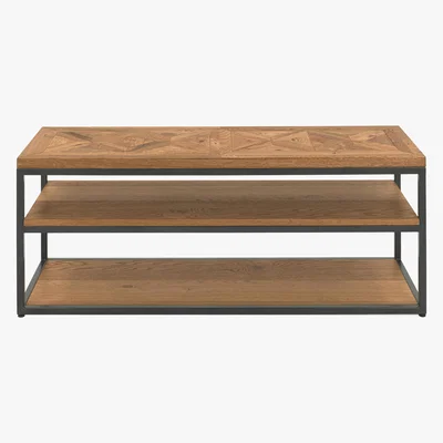 Furniture Village Globe Open TV Unit - Brown - By Furniture Village