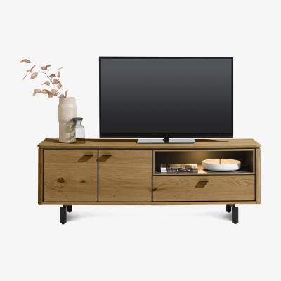 Furniture Village Habufa - Montreal 2 Door TV Unit - Railway Brown