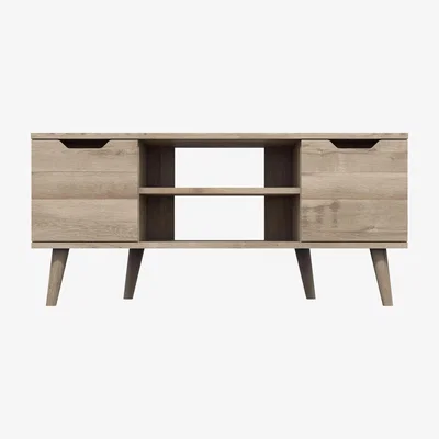Furniture Village London Bedrooms - Finchley Corner TV Unit - Italian Natural Oak