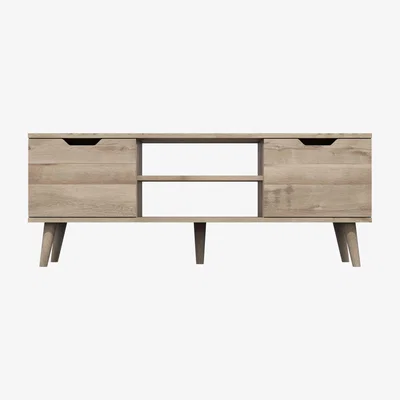 Furniture Village London Bedrooms - Finchley Media Unit - Italian Natural Oak