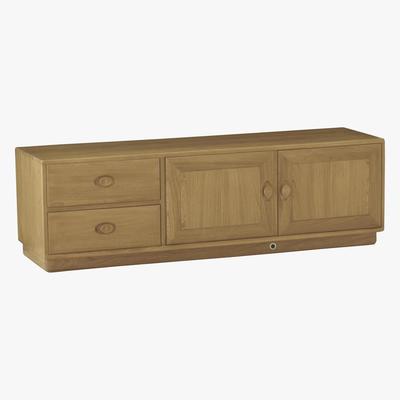 Furniture Village Ercol - Windsor Wide IR TV Unit - Brown