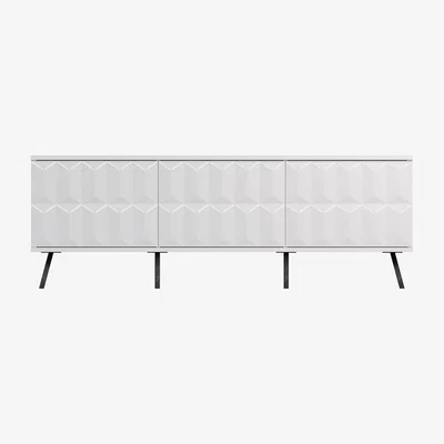 Furniture Village Alpha TV Unit with SMART LED Lighting - White