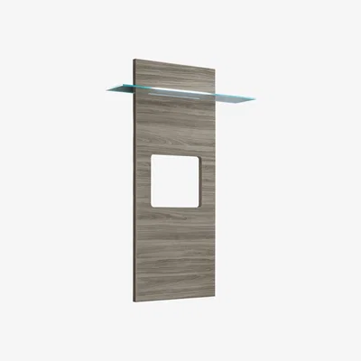 Furniture Village Venezia TV Wall Panel with Shelf and LED Lights
