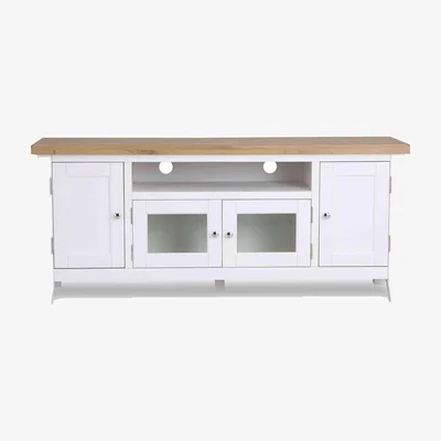 Furniture Village Furnitureland - Truro Large TV Unit - White
