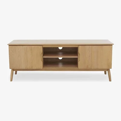 Furniture Village Stockholm Large TV Cabinet - Light Oak