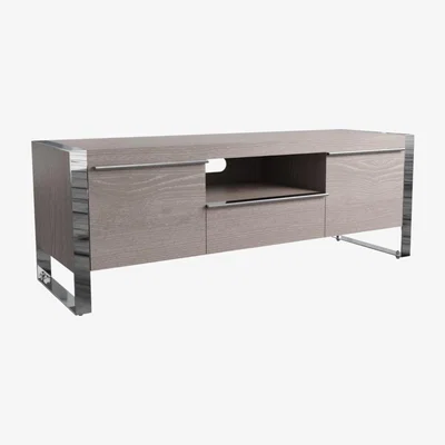 Furniture123 Large Grey Oak Effect TV Unit - Arabella