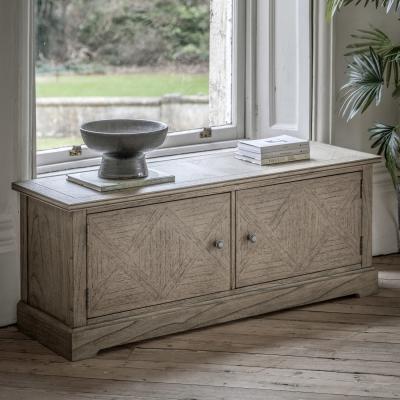 Furniture123 Wooden Farmhosue Media Unit with 2 Doors Maverick- Caspian House