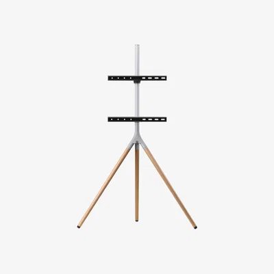 Furniture123 Universal Tripod Light WoodTV Stand for Screen Size 32-65 inch