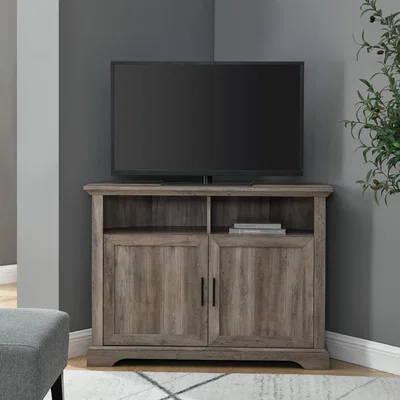 Furniture123 Corner TV Unit - Grey Wash