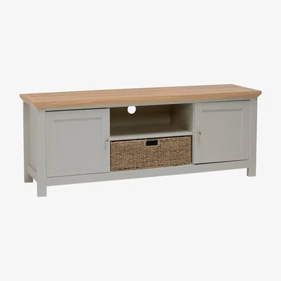 Furniture123 LPD Cotswold TV Cabinet in Grey - TV's up to 50