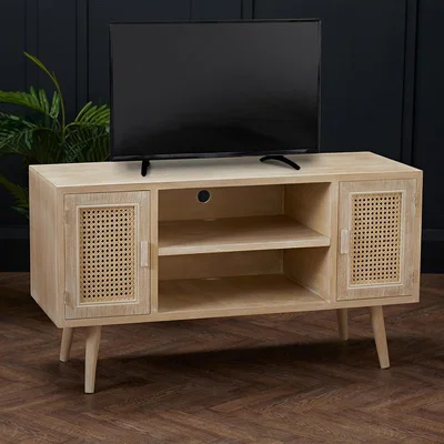 Furniture123 Light Oak Effect Small TV Unit - Toulouse
