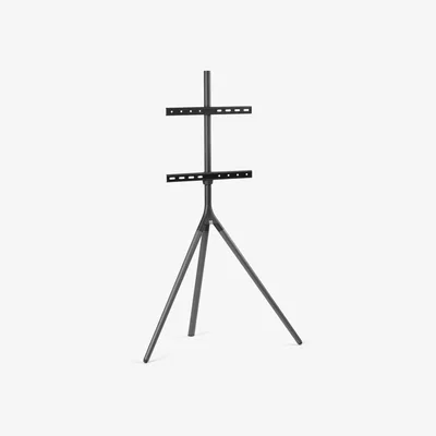 Furniture123 Full Metal Tripod Titanium Grey TV Stand for Screen Size 32-65 inch