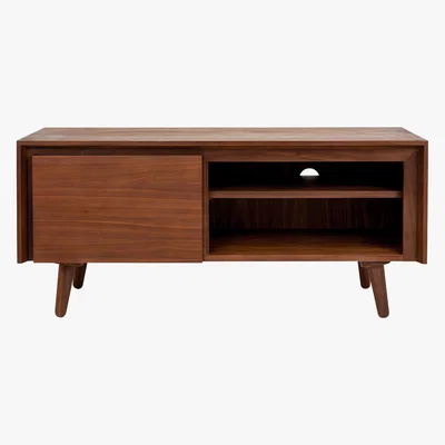 Habitat Vince Walnut Small Tv Stand With One Door, Walnut