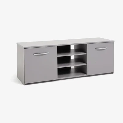 Habitat Habitat Hayward 2 Door Small TV Unit - Grey Gloss