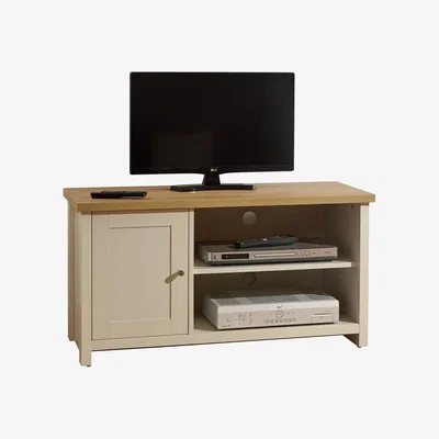 Habitat GFW Lancaster 1 Door TV Unit - Cream