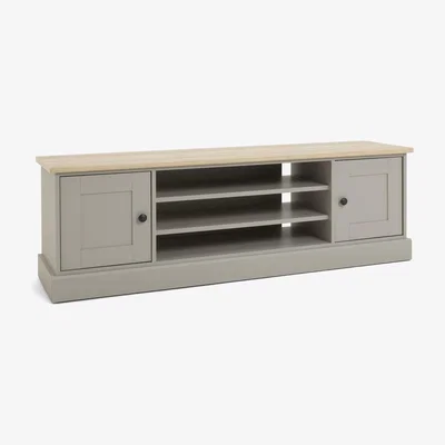 Habitat Habitat Winchester 2 Door TV Unit - Light Grey